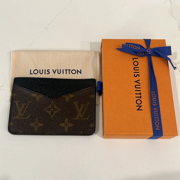 LOUIS VUITTON NEO PORTE CARTES in Monogram Macassar CARD HOLDER WALLET - Picture 13 of 14